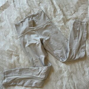 lululemon athletica Light Gray Leggings